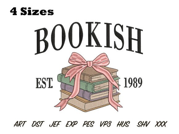 Bookish Bow Stack Embroidery Review