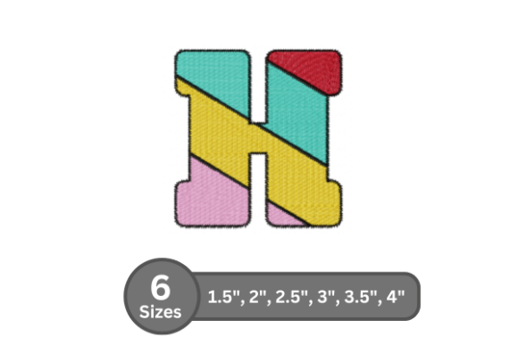 Candy Stripe Alphabet - H: A Designer’s Honest Review for Real Embroidery Projects