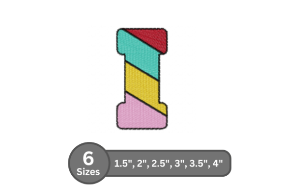 Candy Stripe Alphabet - I: A Designer’s Honest Review for Real Embroidery Projects