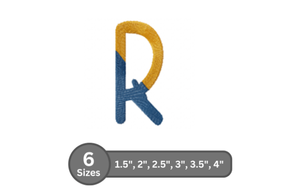 Chalk Split Alphabet -R: A Designer’s Review for Personalized Embroidery Gifts