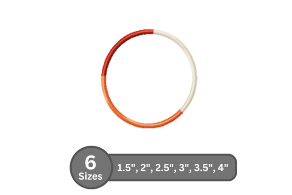 Color Bar Number -0: A Fresh Font for Personalized Embroidery Gifts