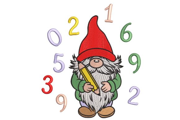 Cute Gnome with Pencil: A Designer’s Take for Boutique Apparel
