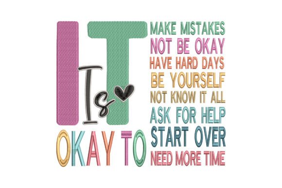 It’s Okay to Positive Motivational Quote Review