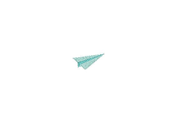 Paper Airplane Mini Embroidery: A Playful Touch for Seasonal Crafts
