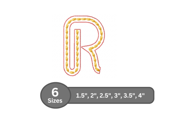 Rope Twist Alphabet - R: A Designer’s Real-World Embroidery Review