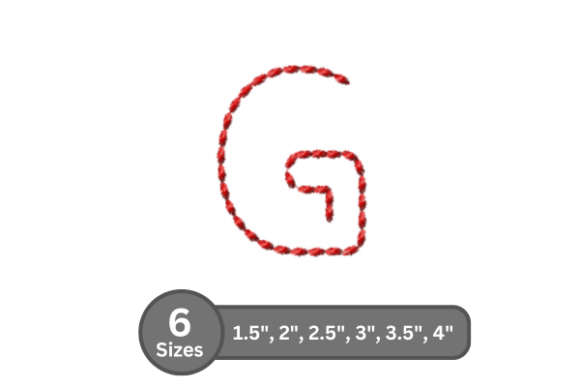 Soft Cord Alphabet -G: A Designer’s Review for Boutique Sweatshirt Embroidery